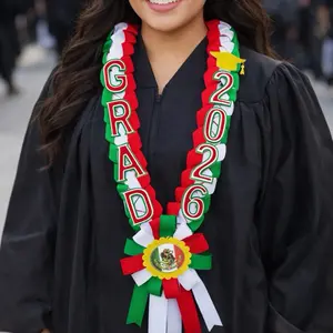 Class 2026 graduations leis unisex costum
